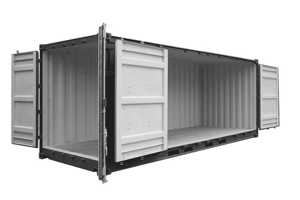 Conteneur Maritime de 20 Pieds Open Side