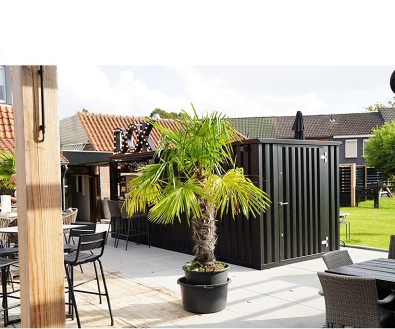 Conteneur bar extérieur amovible 8 x 2 mètres 26ft