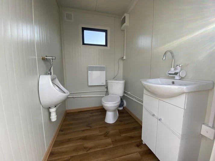 Double conteneur sanitaire avec dépôt de déchets – Image 2
