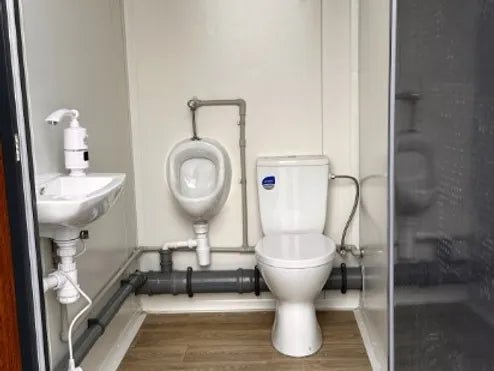 Conteneur sanitaire de type pavillon avec triple cabine – Image 3