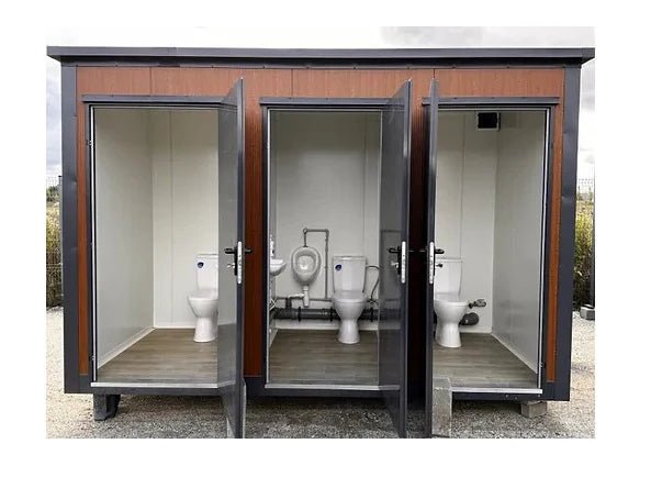 Conteneur sanitaire de type pavillon avec triple cabine – Image 5