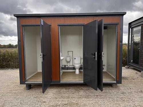 Conteneur sanitaire de type pavillon avec triple cabine – Image 7