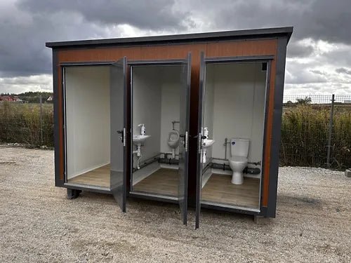 Conteneur sanitaire de type pavillon avec triple cabine – Image 8