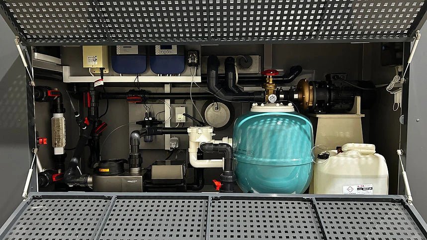 Piscine en polypropylène de 6,5 m x 2,5 m avec une fenêtre de 4 m – Image 2