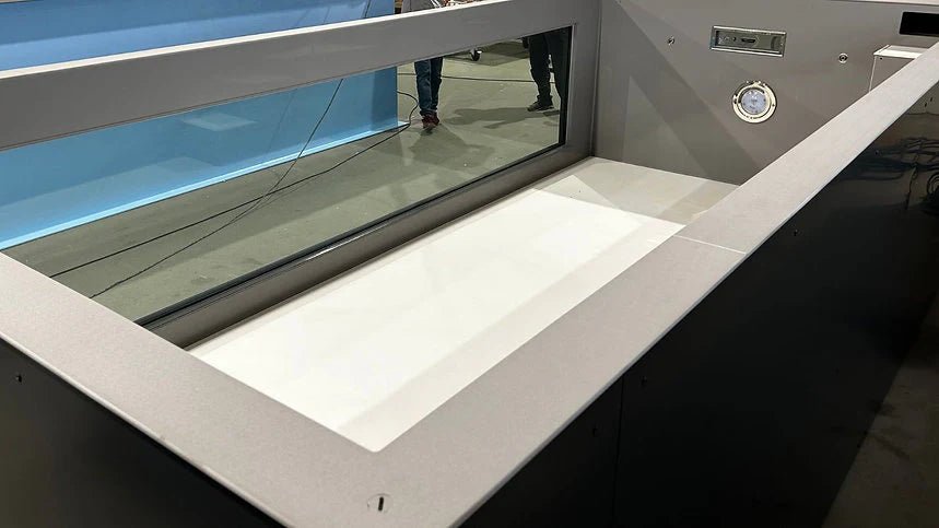 Piscine en polypropylène de 6,5 m x 2,5 m avec une fenêtre de 4 m – Image 5