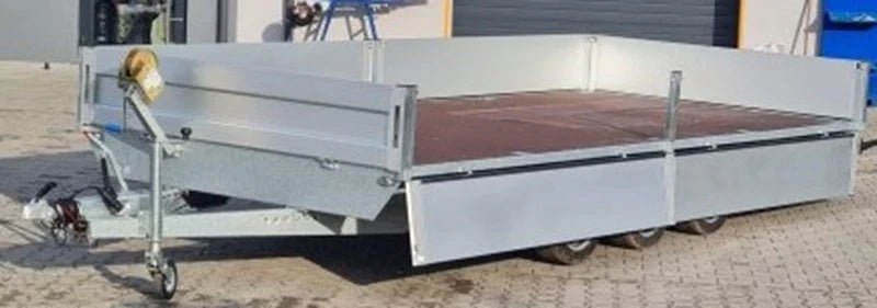 Plateforme latérale pliante Boss 600 x 200 cm 3500 KG + rampes + béquilles – Image 2