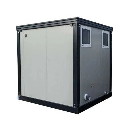 Unité sanitaire SDU avec toilettes, douche, lavabo et urinoir – Image 6