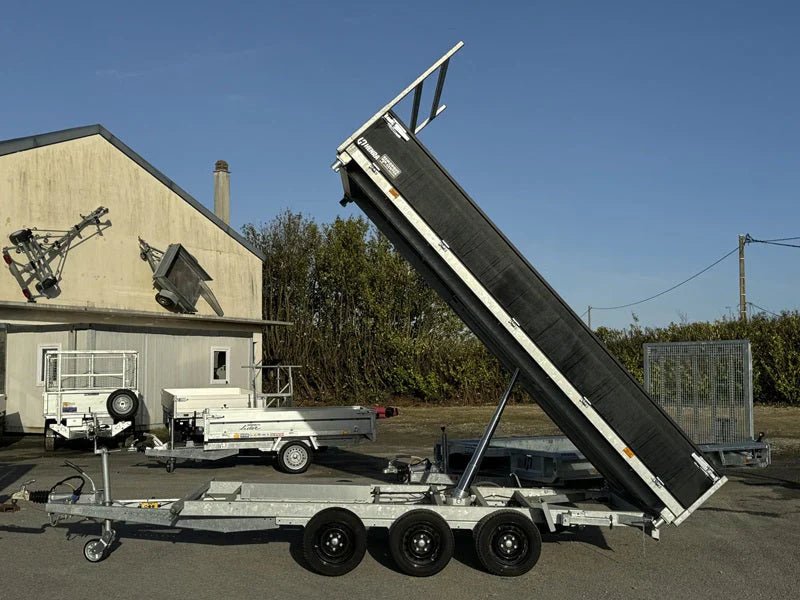 Trois semi-remorques bennes de 3 × 1 800 kg (3,5 t) – Image 3