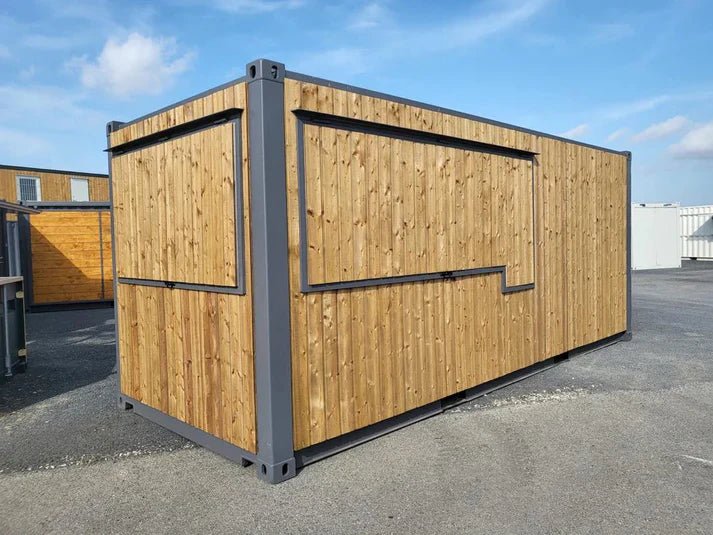Conteneur Snack-Box de 20 pieds, idéal pour un bar ou un kiosque