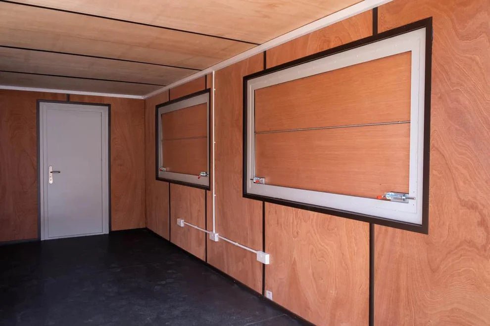 Conteneur de 20 pieds pour boutique ou kiosque avec double trappe – Image 2