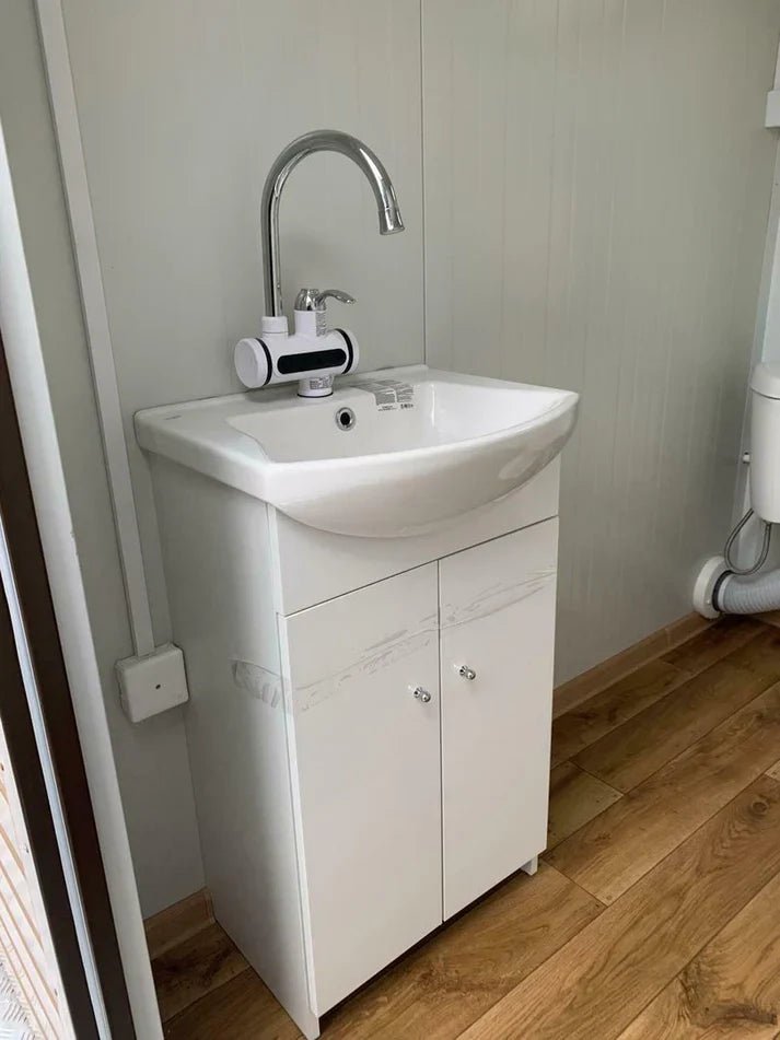 Double conteneur sanitaire avec dépôt de déchets – Image 10
